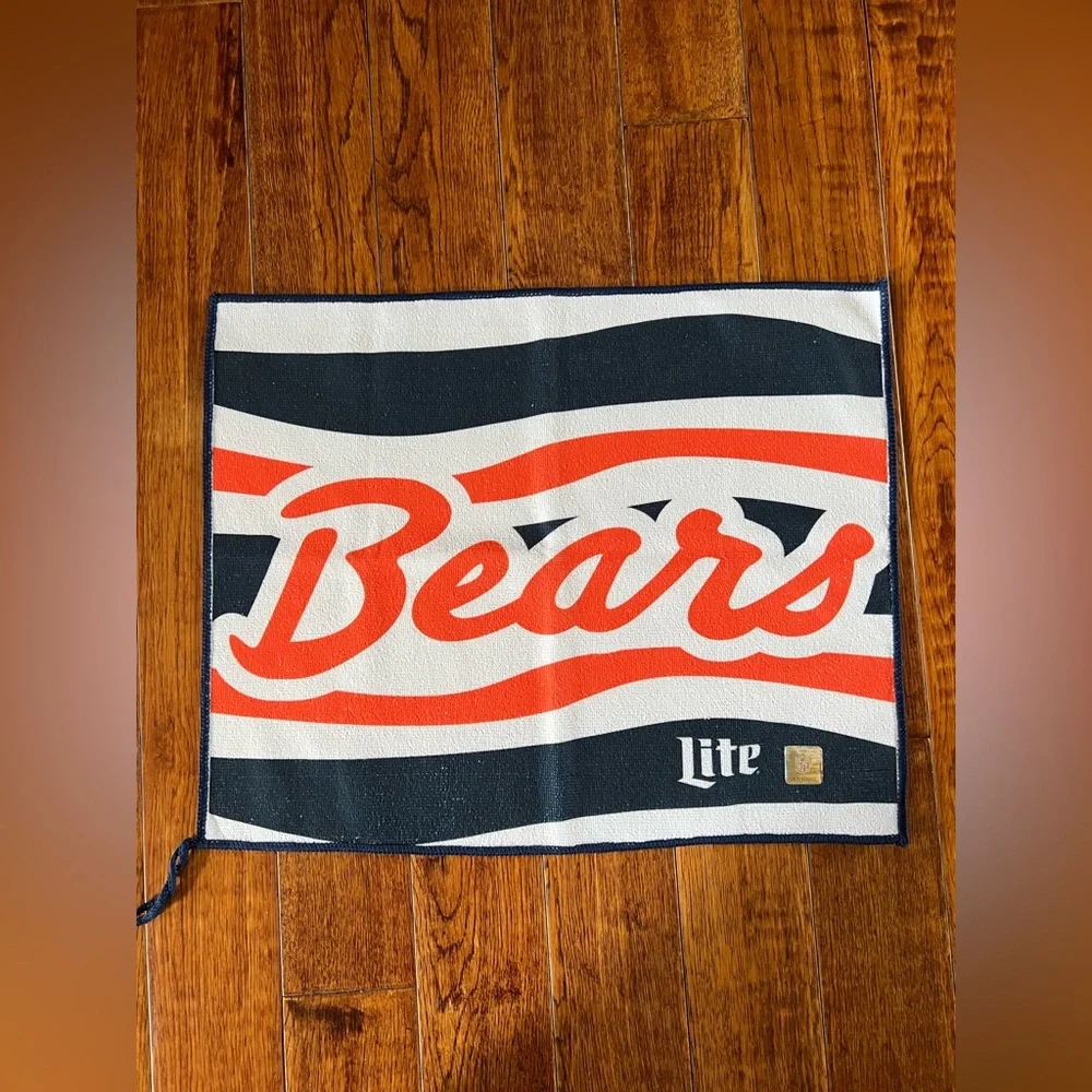 Chicago Bears Football Miller Lite Rally Towels Set of Two (2)